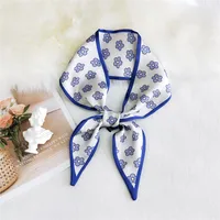 Korea Double-sided Sharp-angled Silk Scarf sku image 6