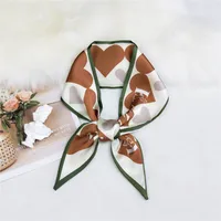 Korea Double-sided Sharp-angled Silk Scarf sku image 27