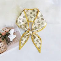 Korea Double-sided Sharp-angled Silk Scarf sku image 9