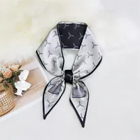 Korea Double-sided Sharp-angled Silk Scarf sku image 21