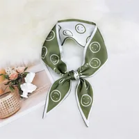 Korea Double-sided Sharp-angled Silk Scarf sku image 33