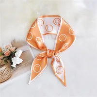 Korea Double-sided Sharp-angled Silk Scarf sku image 30