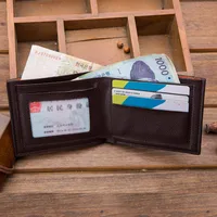 Pu Leather Short Ultra-thin Men's Wallet main image 1