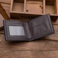Pu Leather Short Ultra-thin Men's Wallet main image 3