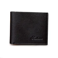Pu Leather Short Ultra-thin Men's Wallet main image 5