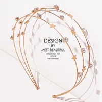 Korea Simple Star Rhinestone Diamond-studded Headband main image 1