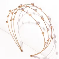 Korea Simple Star Rhinestone Diamond-studded Headband main image 5