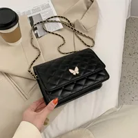 Casual Fashion Rhombic Chain Crossbody Bag sku image 1