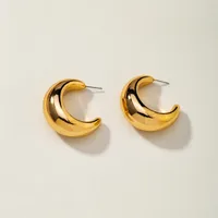 Lady Geometric Plating Alloy No Inlaid Earrings sku image 2