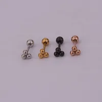 Ear Cartilage Rings & Studs Lady Geometric 316 Stainless Steel  Plating main image 4