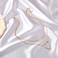 Simple Style Heart Alloy Wholesale Necklace main image 4