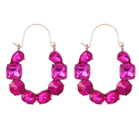 Fashion Exaggerated Creative Diamond Earrings sku image 3