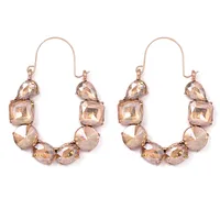 Fashion Exaggerated Creative Diamond Earrings sku image 7
