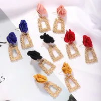Exaggerated Simple Geometric Alloy Earrings main image 2