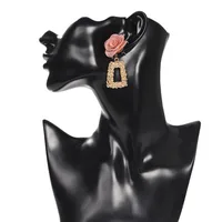Exaggerated Simple Geometric Alloy Earrings main image 5