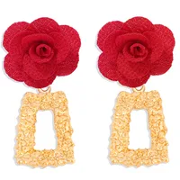 Exaggerated Simple Geometric Alloy Earrings sku image 3