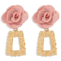 Exaggerated Simple Geometric Alloy Earrings sku image 5