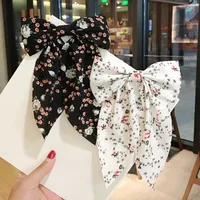 New Korean  Floral Bow Hairpin main image 1