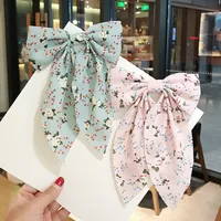New Korean  Floral Bow Hairpin main image 2