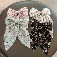 New Korean  Floral Bow Hairpin main image 4