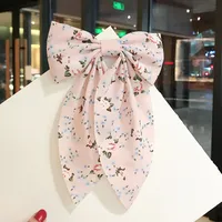 New Korean  Floral Bow Hairpin sku image 1