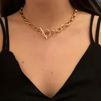 Exaggerated Creative Hip-hop Punk Style Metal Necklace main image 1