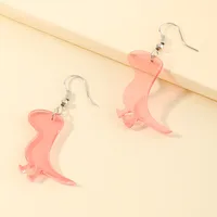 Children's Baseball Dinosaur Cloud Milk Tea Funny Earrings main image 2