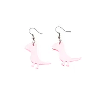 Children's Baseball Dinosaur Cloud Milk Tea Funny Earrings main image 5