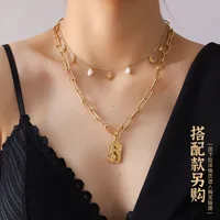 Wholesale Jewelry Fashion Star 304 Stainless Steel 18K Gold Plated Plating Necklace main image 3