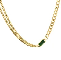 Wholesale Jewelry Fashion 304 Stainless Steel No Inlaid 18K Gold Plated Plating main image 5