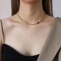Wholesale Jewelry Fashion 304 Stainless Steel No Inlaid 18K Gold Plated Plating sku image 1