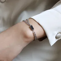 Wholesale Jewelry Fashion 304 Stainless Steel No Inlaid 18K Gold Plated Plating sku image 6