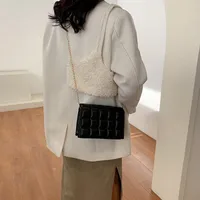 Small Pu Leather Streetwear Square Bag Underarm Bags Shoulder Bag main image 4