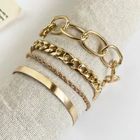 Exaggerated Creative Hip-hop Punk Style Metal Necklace sku image 1