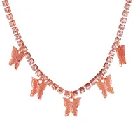 Fashion Butterfly Alloy Plating Women's Necklace sku image 3