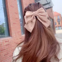 Wave Point Three-layer Bow Hairpin main image 2