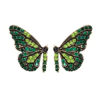 Butterfly Wings Color Diamond  Earrings main image 5