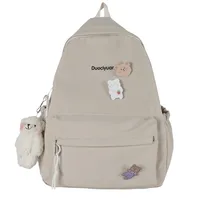 Simple Students Cute School Bag Vintage Soft Backpack main image 5