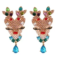 Christmas Cartoon Elk Simple Earrings main image 2