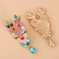 Christmas Cartoon Elk Simple Earrings main image 5