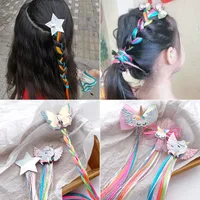 Colorful Wig Braid  Butterfly Cartoon Hairpin main image 2