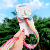 Colorful Wig Braid  Butterfly Cartoon Hairpin sku image 4