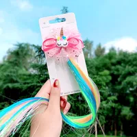 Colorful Wig Braid  Butterfly Cartoon Hairpin sku image 5