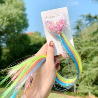 Colorful Wig Braid  Butterfly Cartoon Hairpin sku image 7