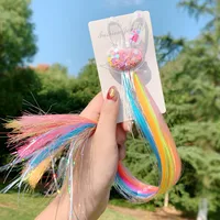 Colorful Wig Braid  Butterfly Cartoon Hairpin sku image 8