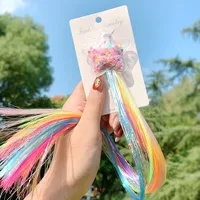 Colorful Wig Braid  Butterfly Cartoon Hairpin sku image 9