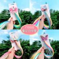 Colorful Wig Braid  Butterfly Cartoon Hairpin sku image 30