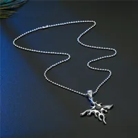 New Trend  Angel Skull Cross Wings Necklace main image 2
