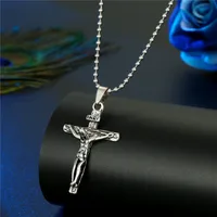 New Trend  Angel Skull Cross Wings Necklace sku image 2