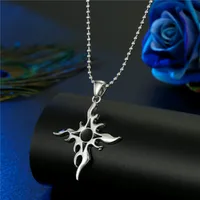 New Trend  Angel Skull Cross Wings Necklace sku image 7
